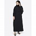 Designer Cape abaya- Black color
